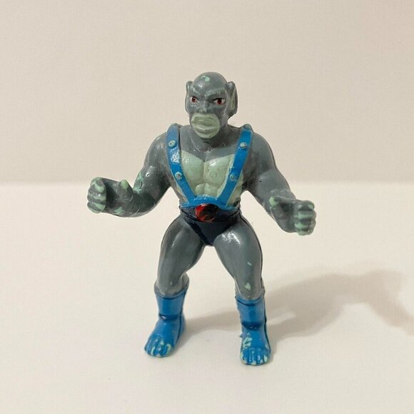 Vintage 1986 Thundercats Panthro 2.5 Inch Mini Figure Action Figure Telepix Flaw - Picture 1 of 16